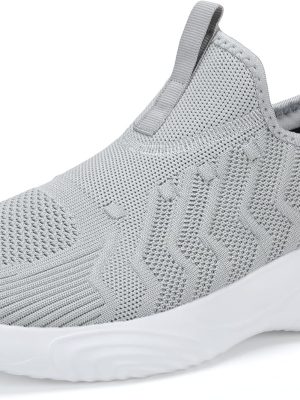 Mens Slip On Walking Shoes Lightweight Non Slip Gym Workout Running Shoes Mesh Breathable Cushion Fashion Tennis Athletic Casual Sneakers